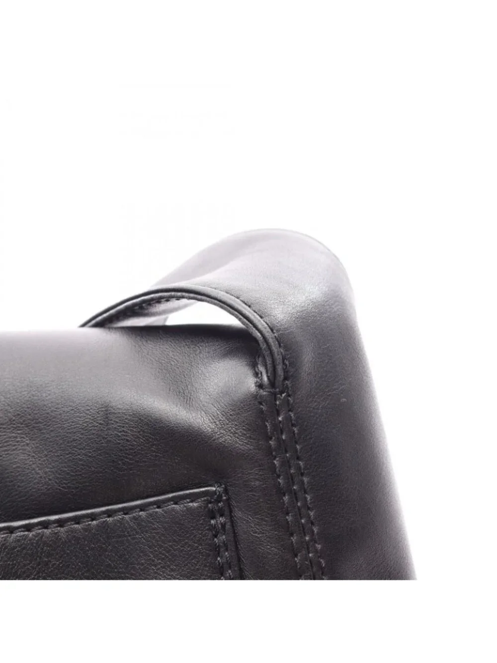 Chanel Shoulder Bag CC Logo Black Lambskin CC